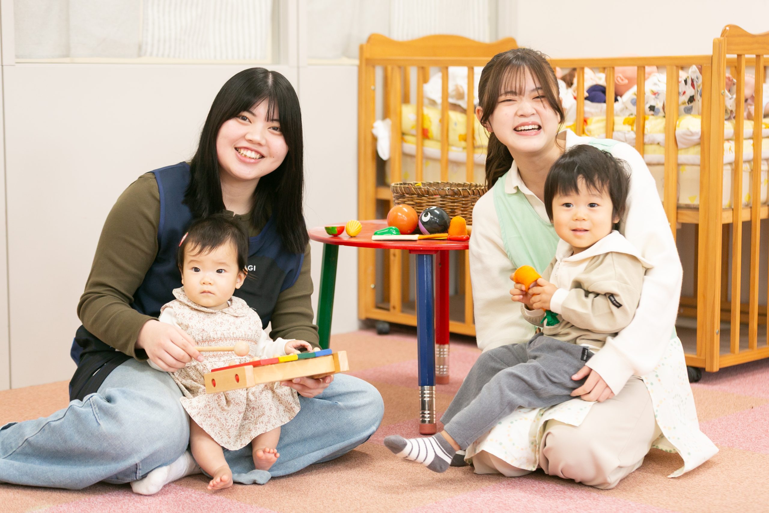 赤ちゃんのお世話体験